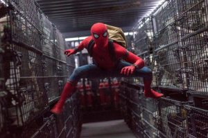 Tom Holland stars as Spider-Man in Columbia Pictures' SPIDER-MAN™: HOMECOMING.